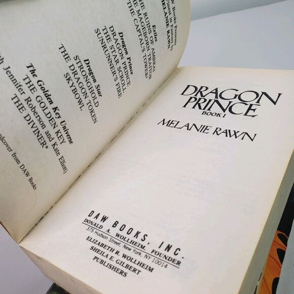 Daw Fantasy Dragon Prince Trilogy 1-3 PB Book Lot Melanie Rawn First Printings - Picture 14 of 15